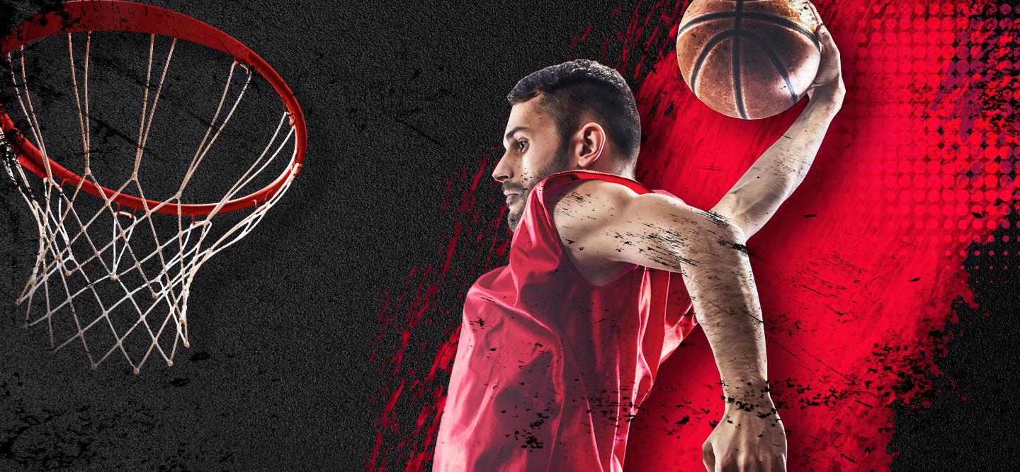 NBA player about to score